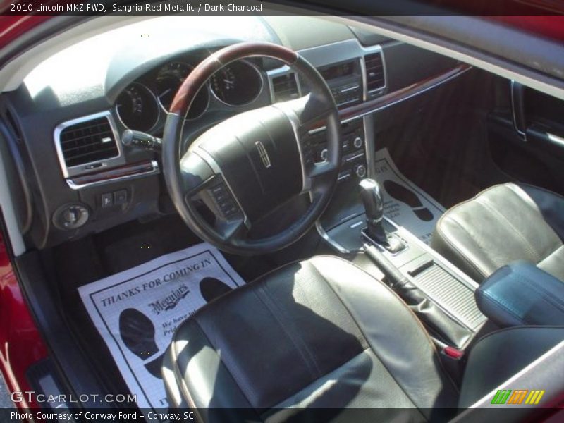 Sangria Red Metallic / Dark Charcoal 2010 Lincoln MKZ FWD