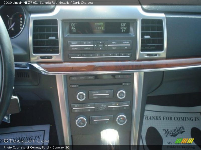 Sangria Red Metallic / Dark Charcoal 2010 Lincoln MKZ FWD
