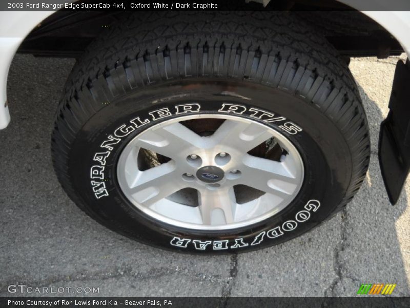 Oxford White / Dark Graphite 2003 Ford Ranger Edge SuperCab 4x4