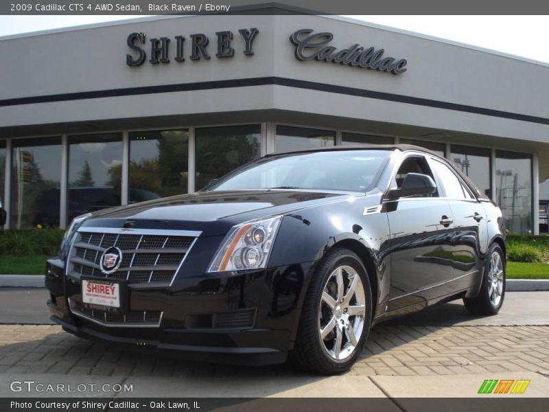 Black Raven / Ebony 2009 Cadillac CTS 4 AWD Sedan