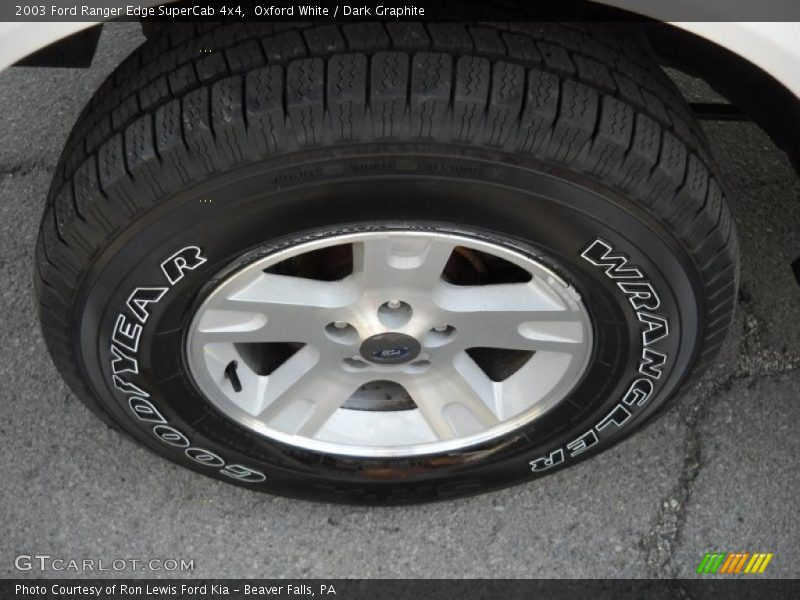 Oxford White / Dark Graphite 2003 Ford Ranger Edge SuperCab 4x4