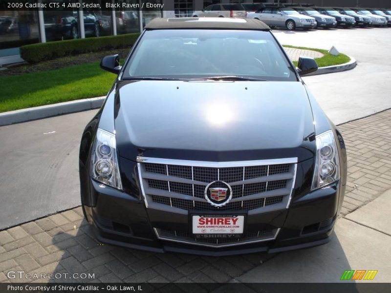 Black Raven / Ebony 2009 Cadillac CTS 4 AWD Sedan