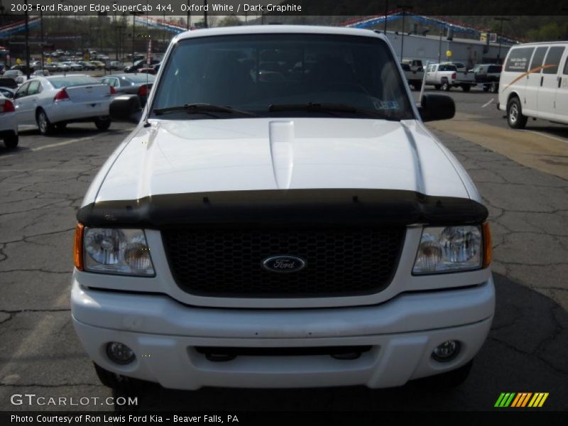 Oxford White / Dark Graphite 2003 Ford Ranger Edge SuperCab 4x4