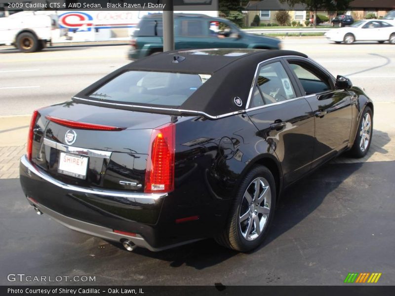 Black Raven / Ebony 2009 Cadillac CTS 4 AWD Sedan