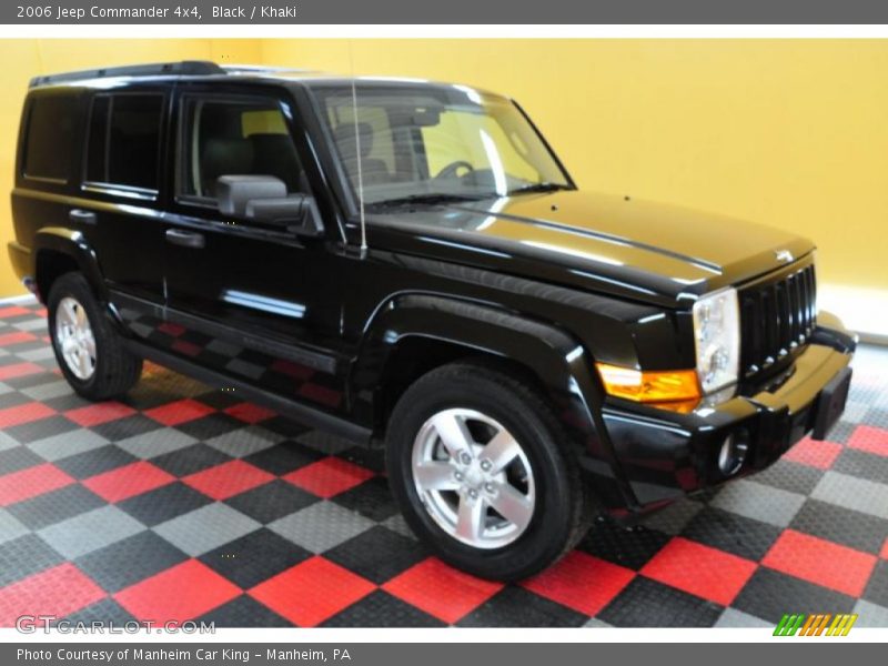 Black / Khaki 2006 Jeep Commander 4x4