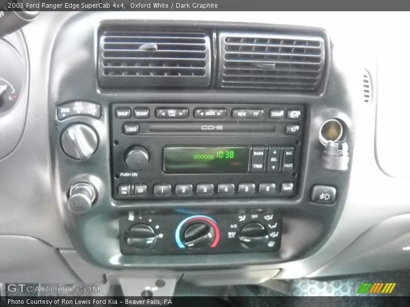 Oxford White / Dark Graphite 2003 Ford Ranger Edge SuperCab 4x4