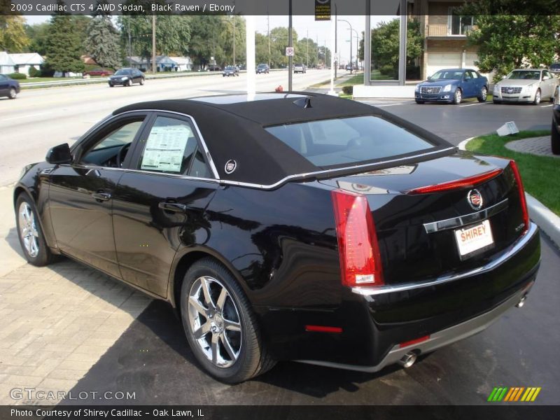 Black Raven / Ebony 2009 Cadillac CTS 4 AWD Sedan