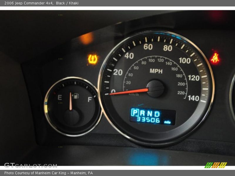 Black / Khaki 2006 Jeep Commander 4x4