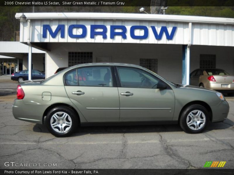 Silver Green Metallic / Titanium Gray 2006 Chevrolet Malibu LS Sedan