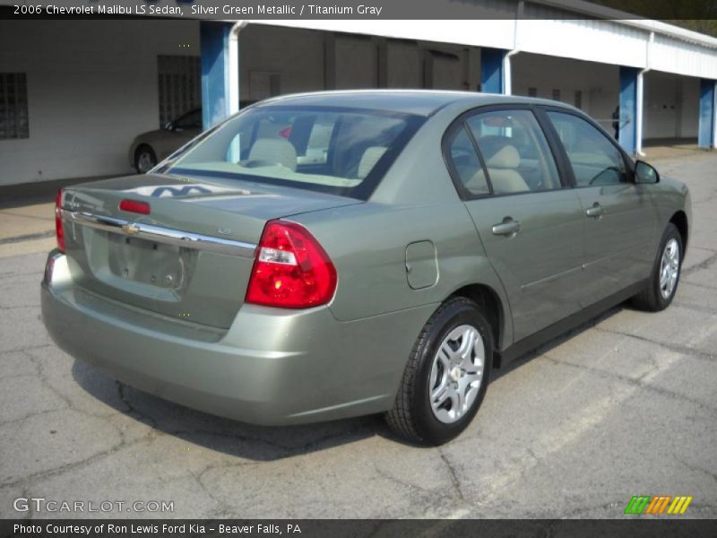 Silver Green Metallic / Titanium Gray 2006 Chevrolet Malibu LS Sedan