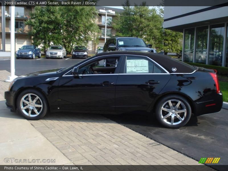 Black Raven / Ebony 2009 Cadillac CTS 4 AWD Sedan
