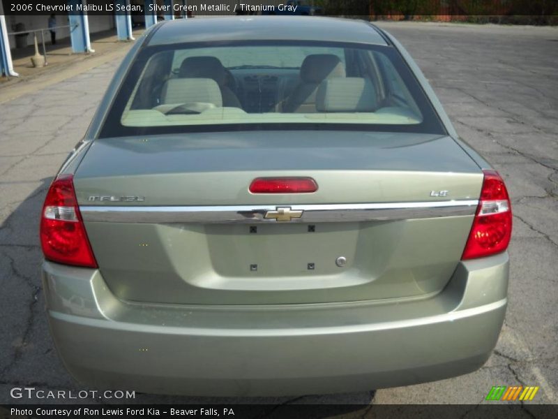 Silver Green Metallic / Titanium Gray 2006 Chevrolet Malibu LS Sedan