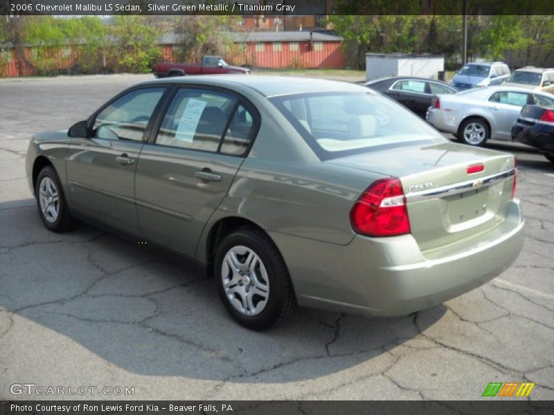 Silver Green Metallic / Titanium Gray 2006 Chevrolet Malibu LS Sedan