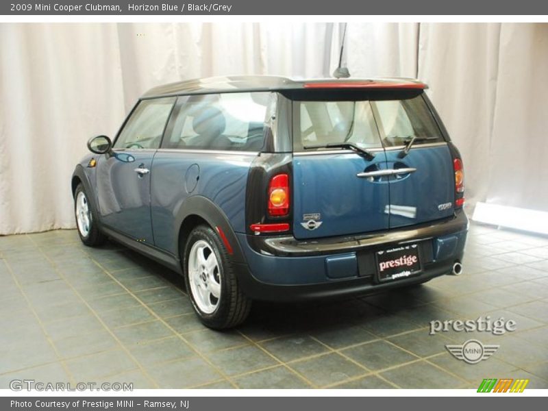 Horizon Blue / Black/Grey 2009 Mini Cooper Clubman