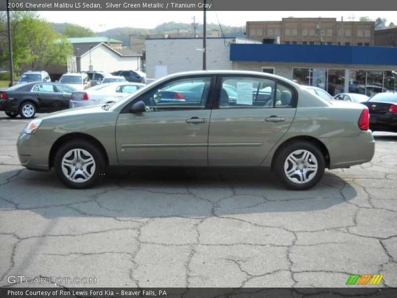 Silver Green Metallic / Titanium Gray 2006 Chevrolet Malibu LS Sedan