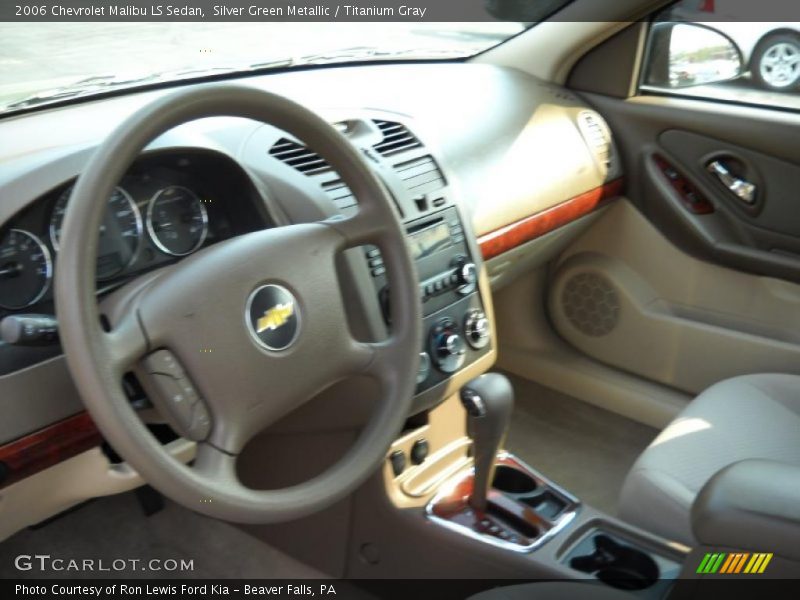 Silver Green Metallic / Titanium Gray 2006 Chevrolet Malibu LS Sedan