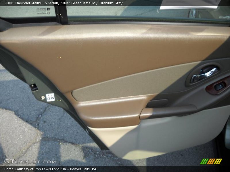 Silver Green Metallic / Titanium Gray 2006 Chevrolet Malibu LS Sedan
