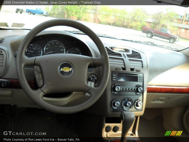 Silver Green Metallic / Titanium Gray 2006 Chevrolet Malibu LS Sedan