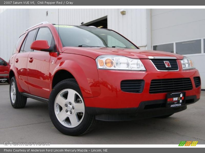 Chili Pepper Red / Gray 2007 Saturn VUE V6