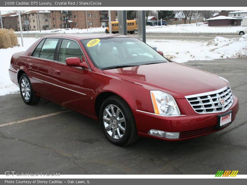 Crystal Red / Shale/Cocoa 2008 Cadillac DTS Luxury