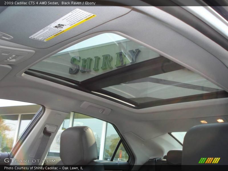 Black Raven / Ebony 2009 Cadillac CTS 4 AWD Sedan