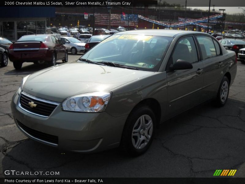 Silver Green Metallic / Titanium Gray 2006 Chevrolet Malibu LS Sedan