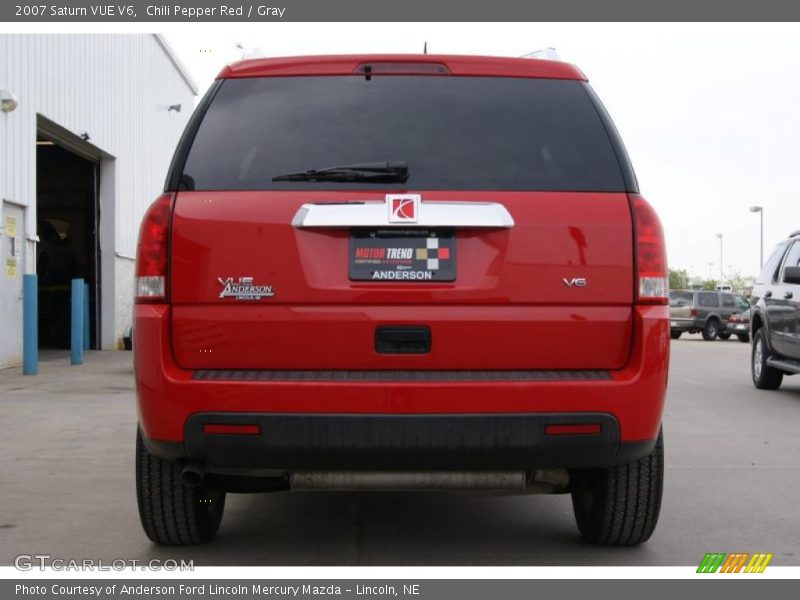 Chili Pepper Red / Gray 2007 Saturn VUE V6
