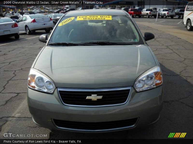Silver Green Metallic / Titanium Gray 2006 Chevrolet Malibu LS Sedan