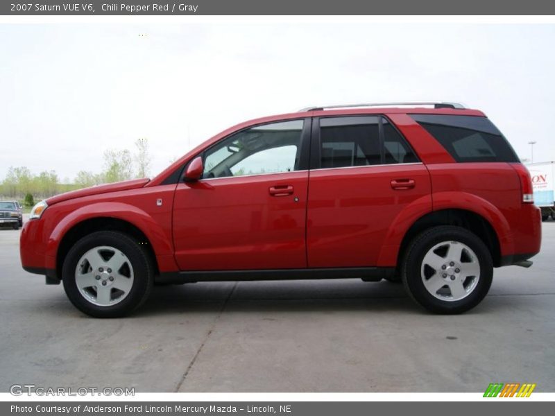 Chili Pepper Red / Gray 2007 Saturn VUE V6