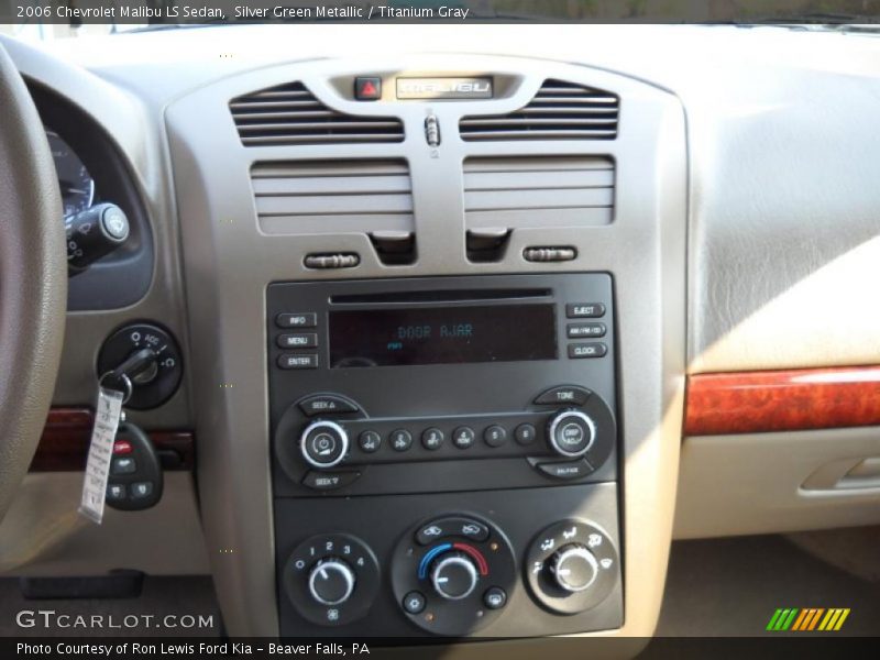 Silver Green Metallic / Titanium Gray 2006 Chevrolet Malibu LS Sedan