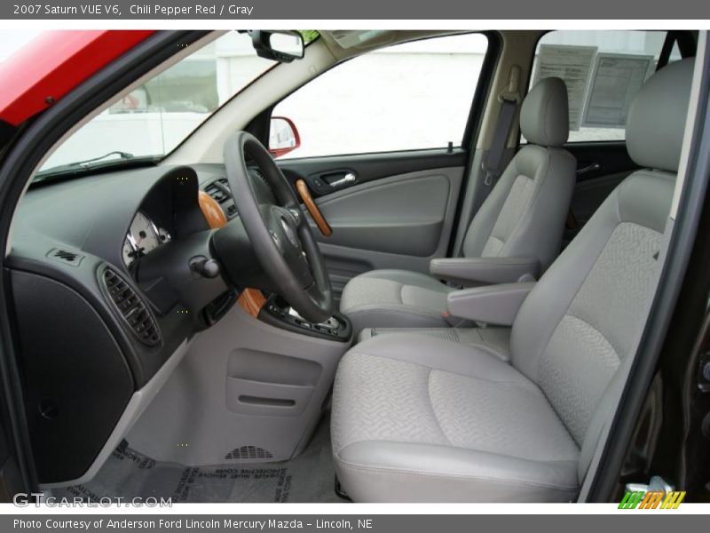 Chili Pepper Red / Gray 2007 Saturn VUE V6