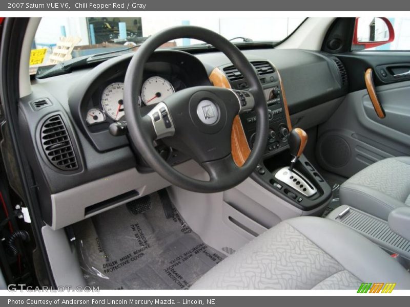 Chili Pepper Red / Gray 2007 Saturn VUE V6