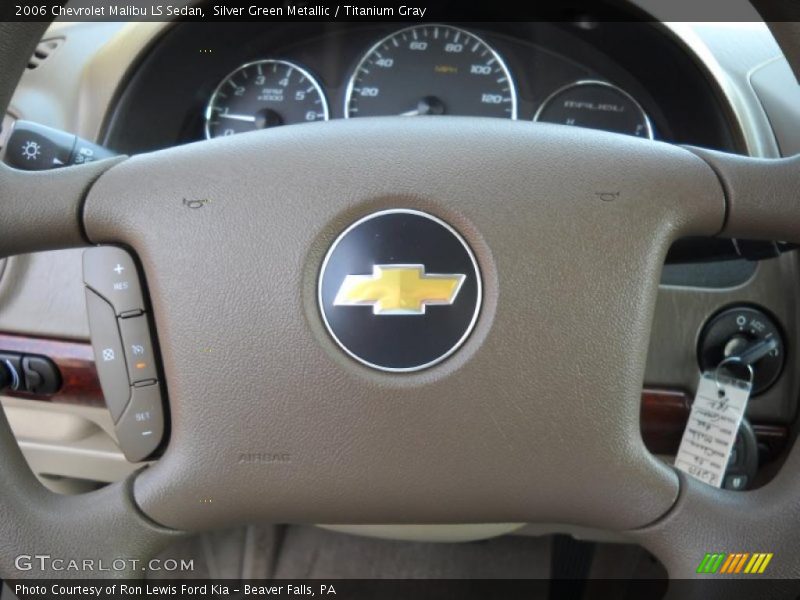 Silver Green Metallic / Titanium Gray 2006 Chevrolet Malibu LS Sedan