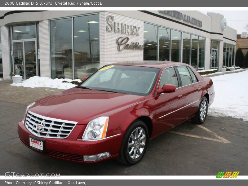 Crystal Red / Shale/Cocoa 2008 Cadillac DTS Luxury