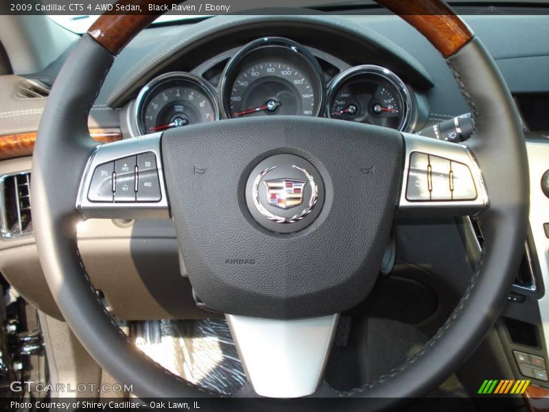 Black Raven / Ebony 2009 Cadillac CTS 4 AWD Sedan