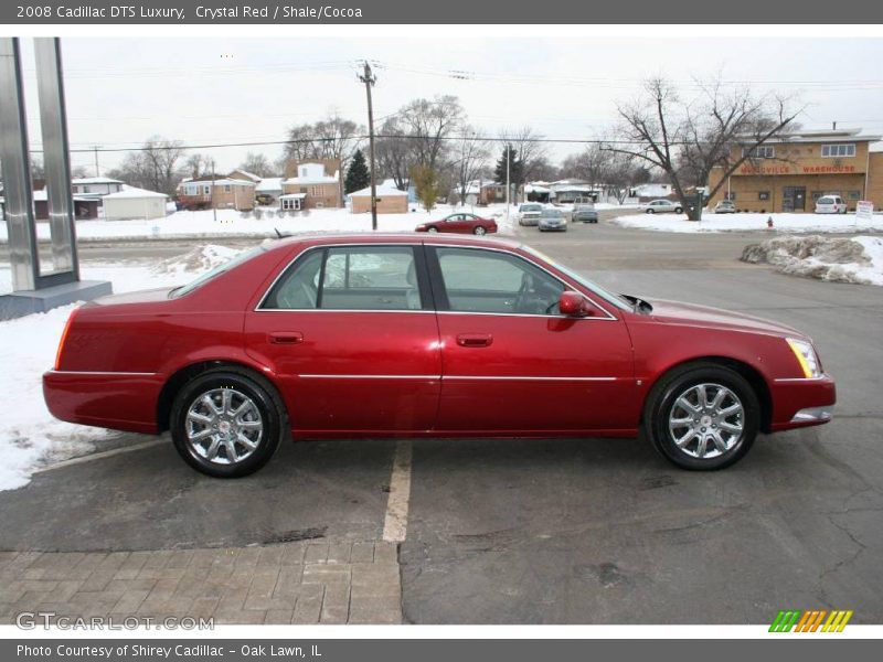 Crystal Red / Shale/Cocoa 2008 Cadillac DTS Luxury