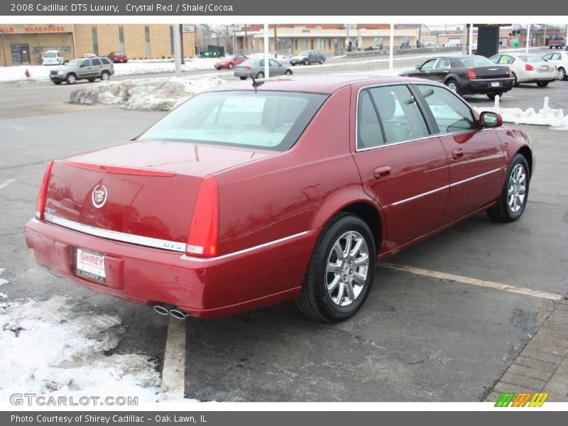 Crystal Red / Shale/Cocoa 2008 Cadillac DTS Luxury