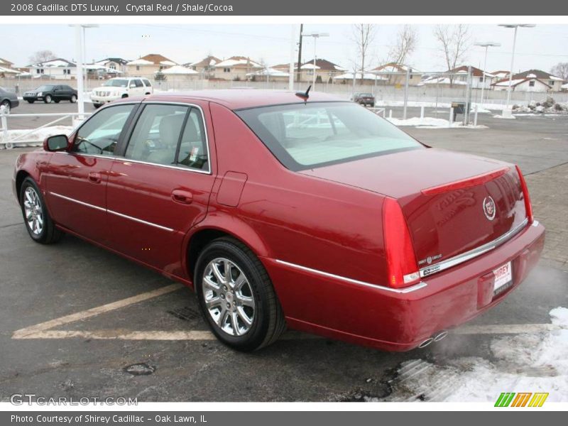 Crystal Red / Shale/Cocoa 2008 Cadillac DTS Luxury