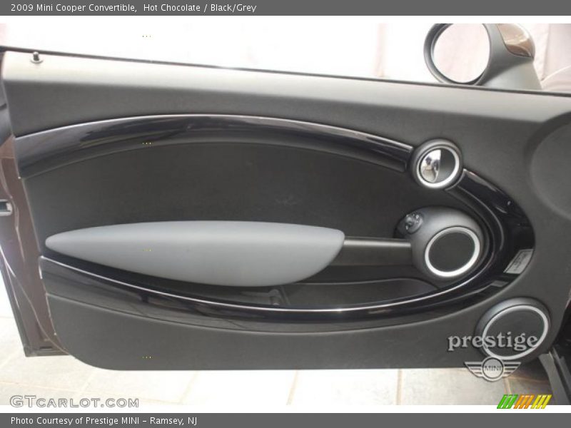 Hot Chocolate / Black/Grey 2009 Mini Cooper Convertible