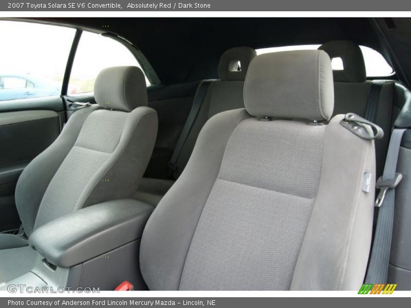 Absolutely Red / Dark Stone 2007 Toyota Solara SE V6 Convertible