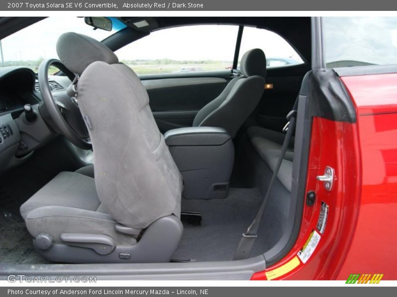 Absolutely Red / Dark Stone 2007 Toyota Solara SE V6 Convertible