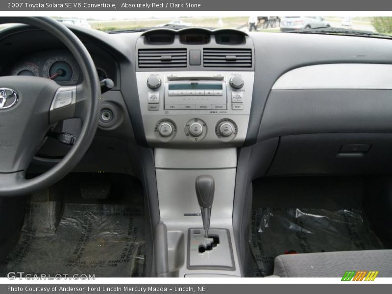 Absolutely Red / Dark Stone 2007 Toyota Solara SE V6 Convertible