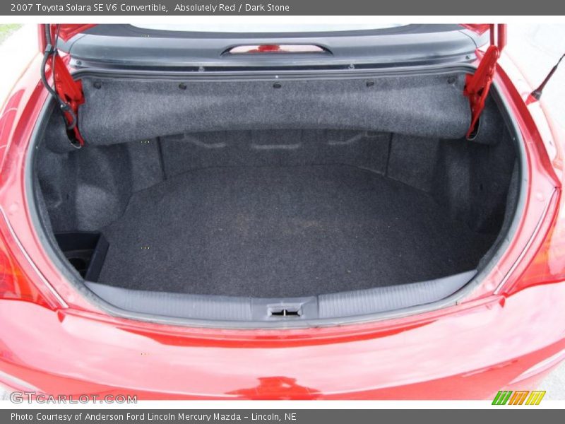 Absolutely Red / Dark Stone 2007 Toyota Solara SE V6 Convertible