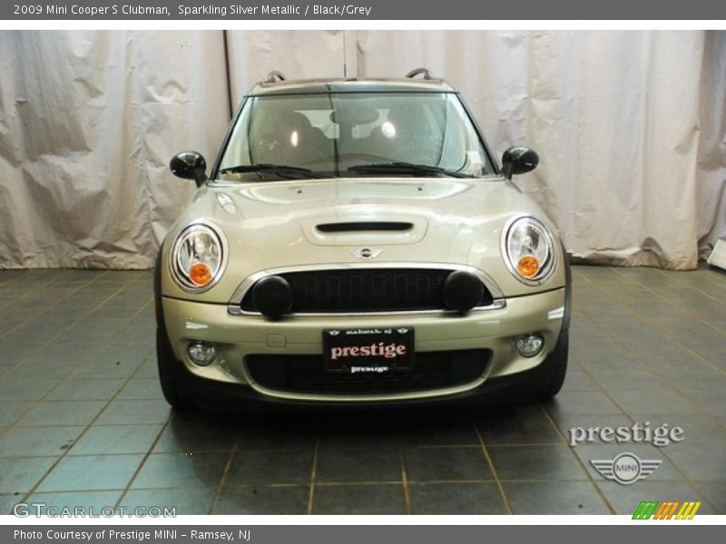Sparkling Silver Metallic / Black/Grey 2009 Mini Cooper S Clubman