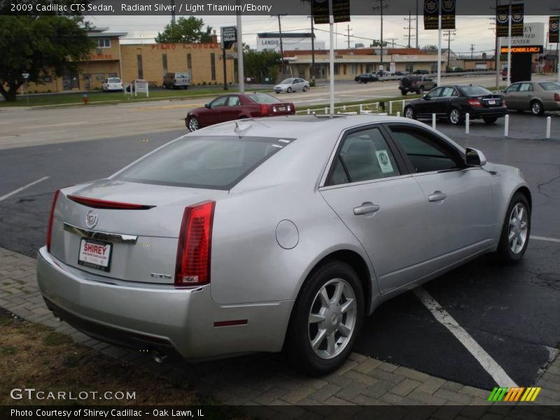 Radiant Silver / Light Titanium/Ebony 2009 Cadillac CTS Sedan