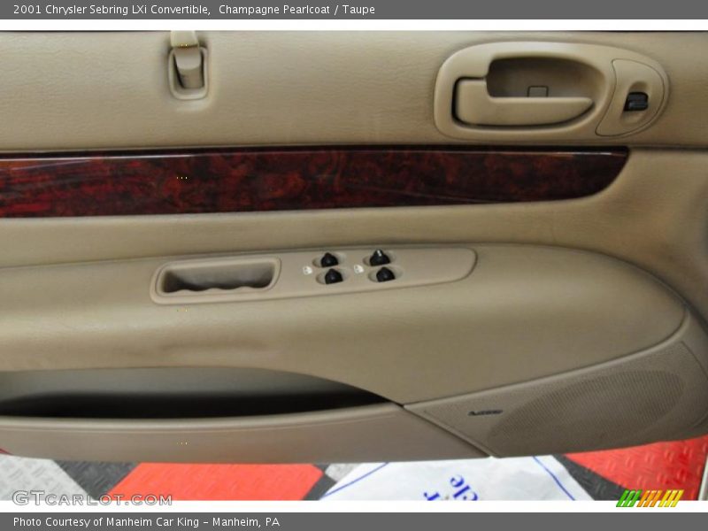 Champagne Pearlcoat / Taupe 2001 Chrysler Sebring LXi Convertible