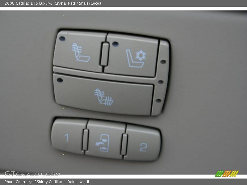 Crystal Red / Shale/Cocoa 2008 Cadillac DTS Luxury