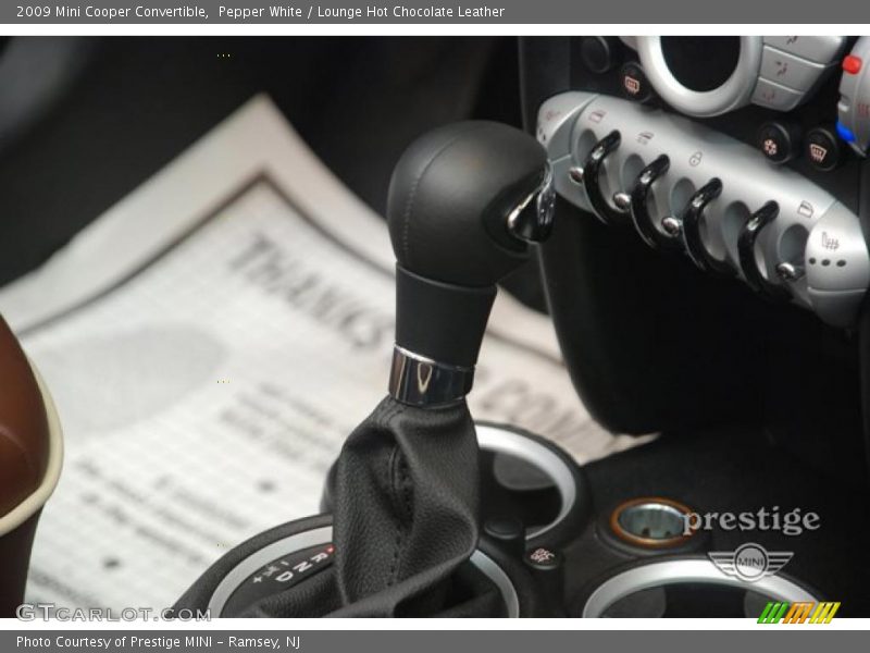 Pepper White / Lounge Hot Chocolate Leather 2009 Mini Cooper Convertible