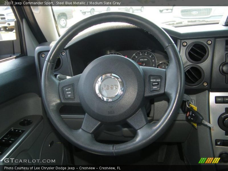 Steel Blue Metallic / Medium Slate Gray 2007 Jeep Commander Sport