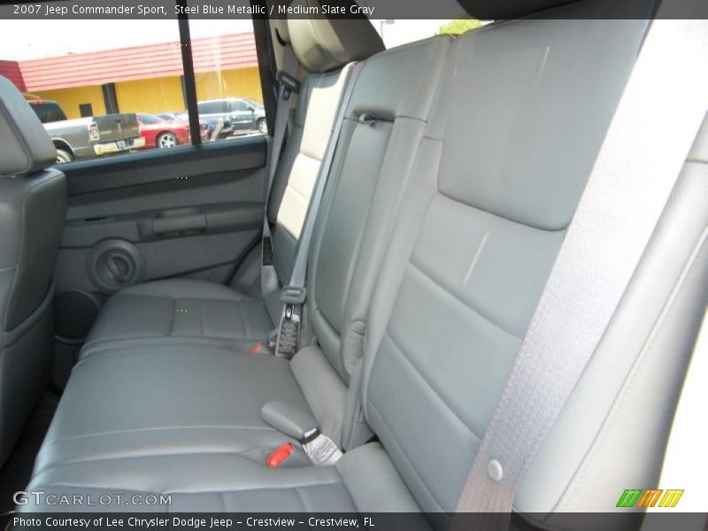 Steel Blue Metallic / Medium Slate Gray 2007 Jeep Commander Sport